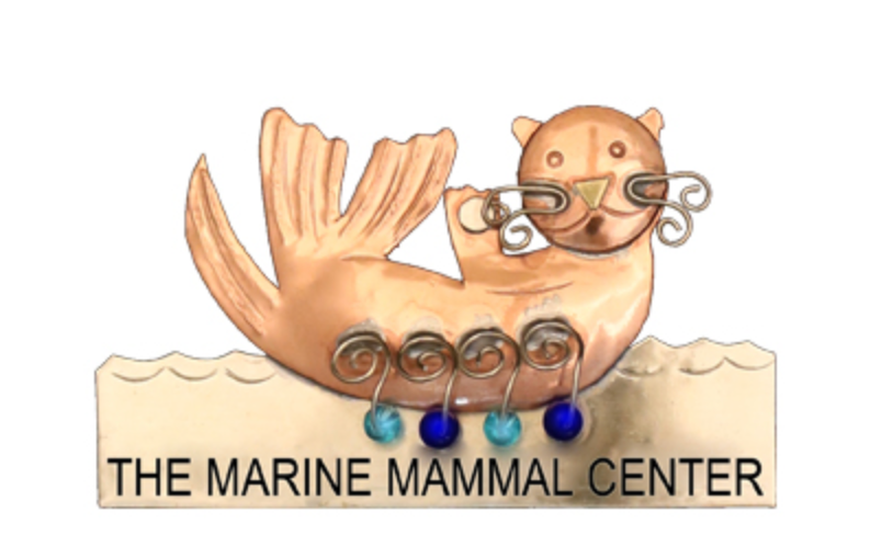 The Marine Mammal Center Fair Trade Metal Magnet - Sea Otter