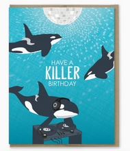 Load image into Gallery viewer, Killer Whale Birthday Card
