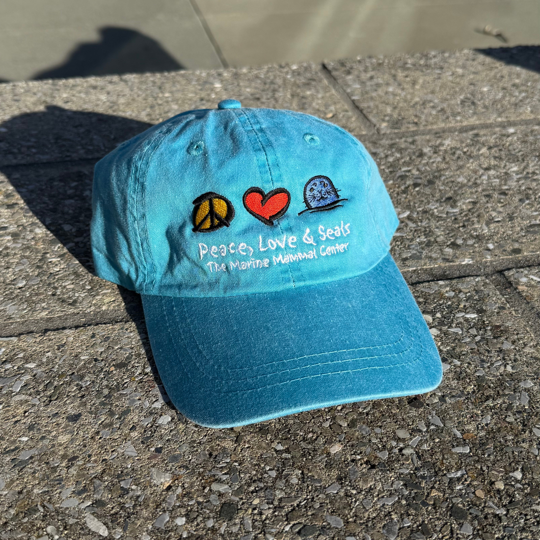 Peace, Love, and Seals Baseball Cap