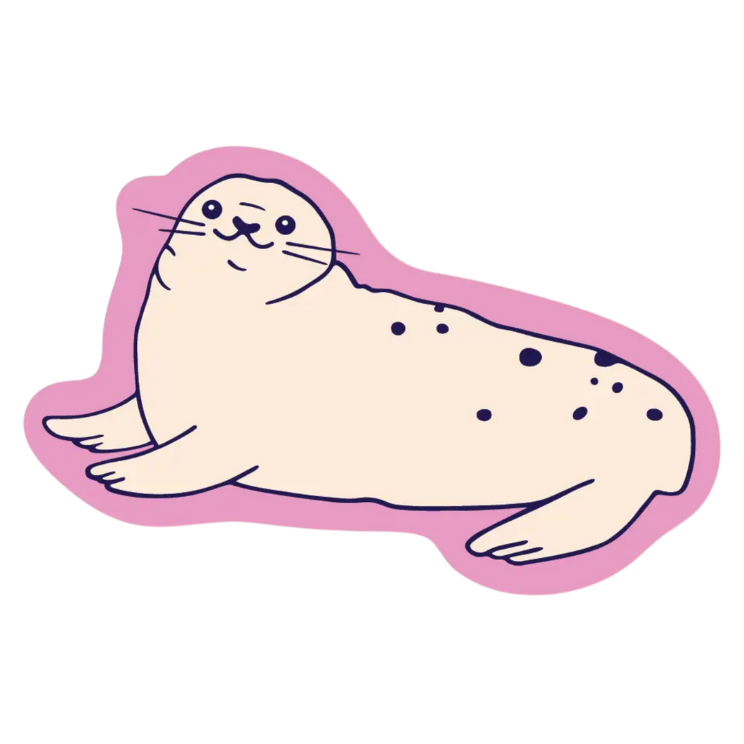 Illustrated Seal Sticker – The Marine Mammal Center Gift Store