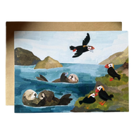 Sea Otter Cove Greeting Card