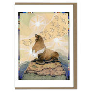 Whimsical Sea Lion Greeting Card