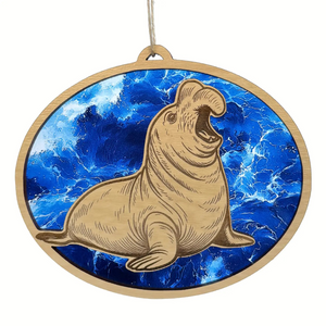Elephant Seal Ocean Ornament