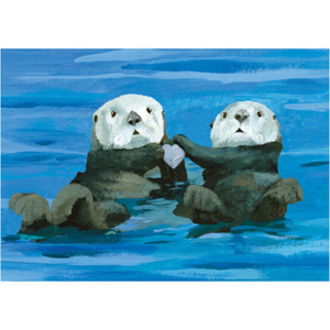Love Otters Greeting Card