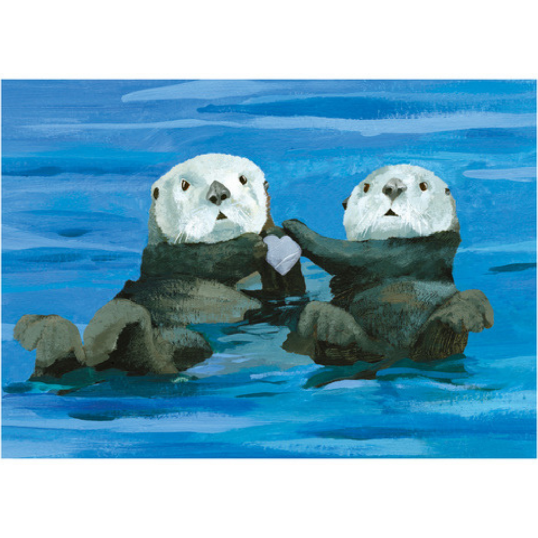 Love Otters Greeting Card