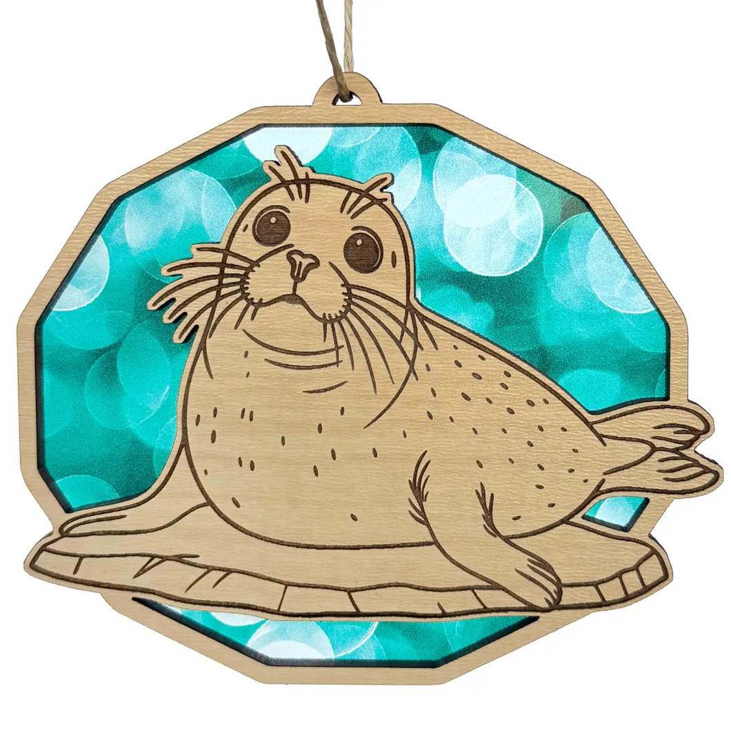 Harbor Seal Ocean Orament