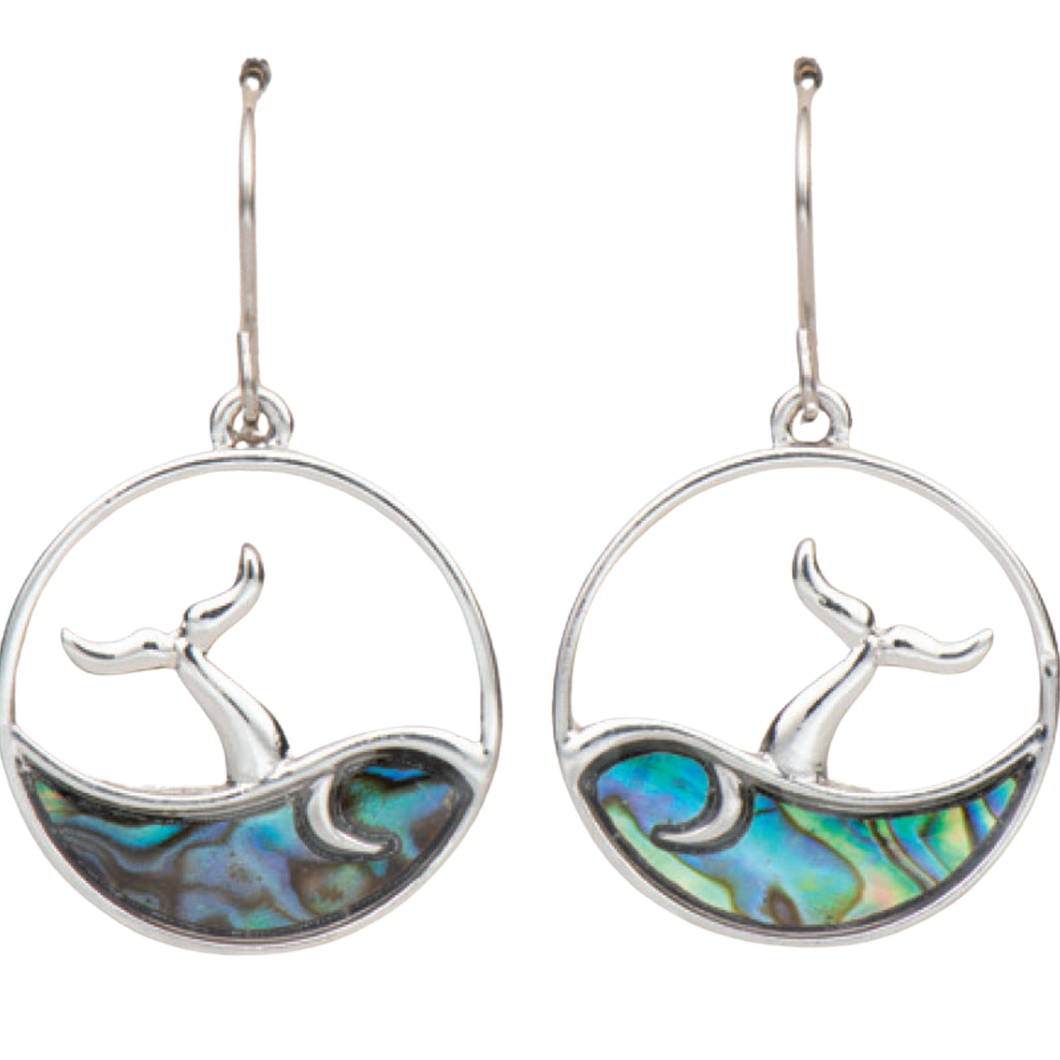 Majestic Whale Tail Earrings