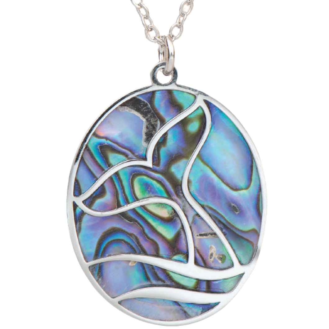 Filigree Whale Tail Necklace