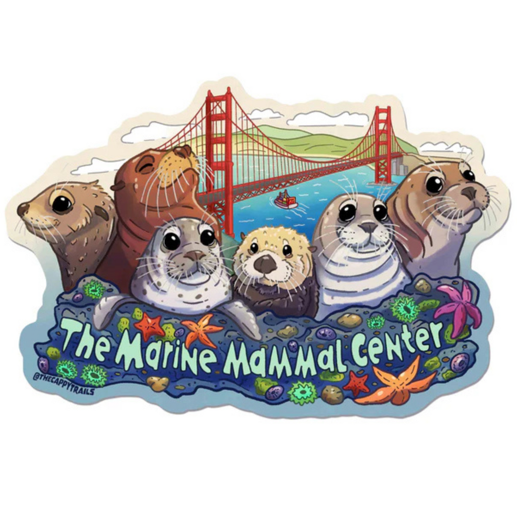 Animals of The Marine Mammal Center Sticker