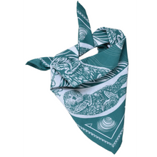 Load image into Gallery viewer, Teal Otter Bandana
