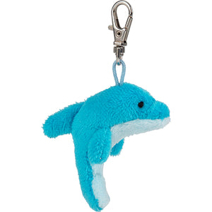 Tiny Softies - Blue Dolphin Keychain