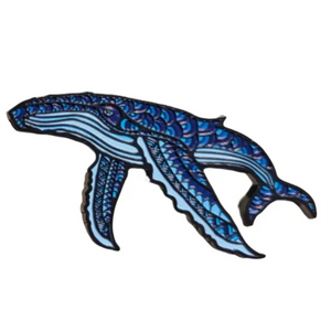 Tribal Humpback Whale Magnet