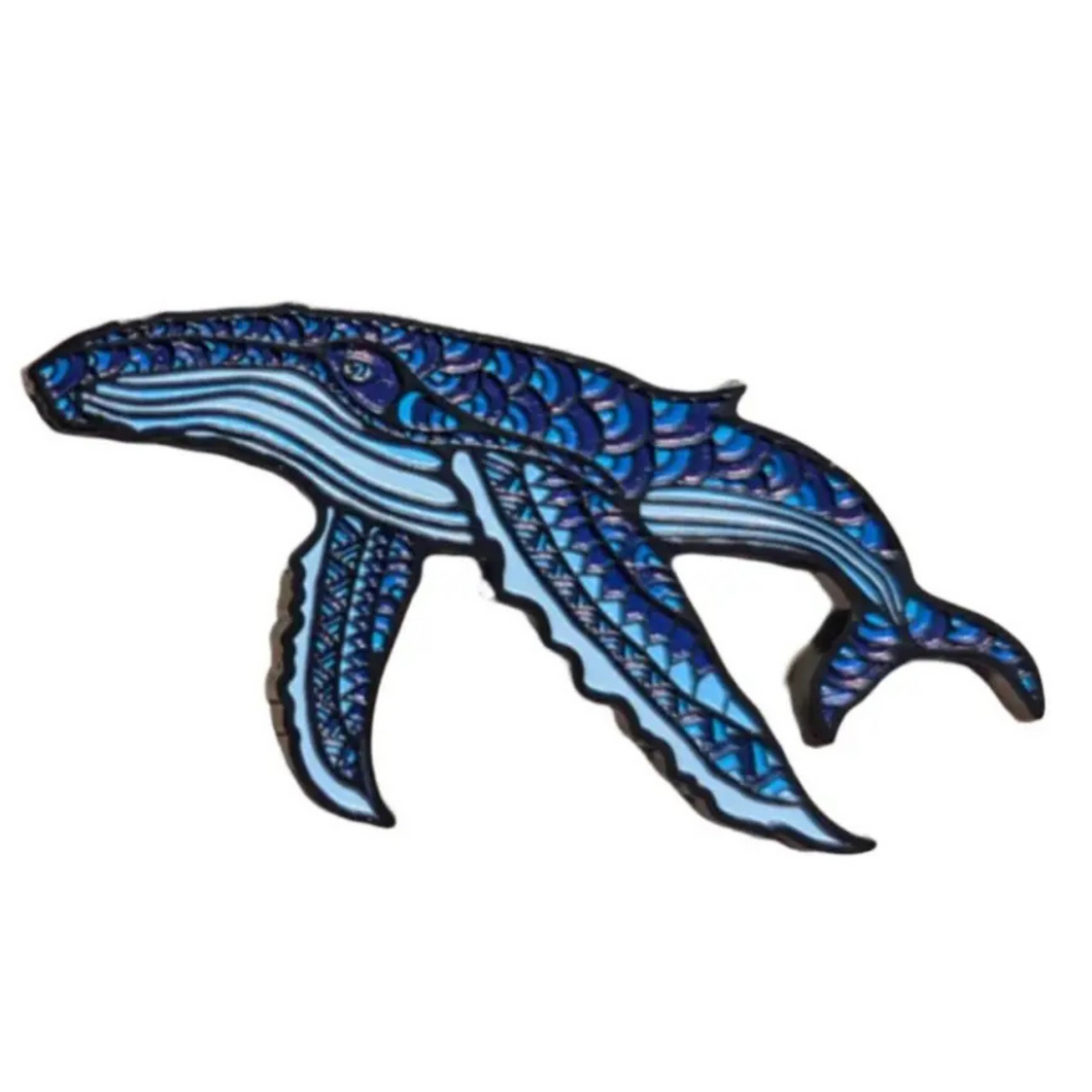 Tribal Humpback Whale Magnet