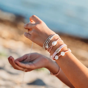 Shimmer Hair Tie Bracelet Set