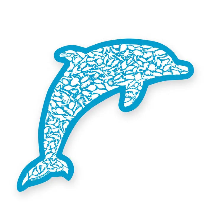 Alice Frost Dolphin Sticker