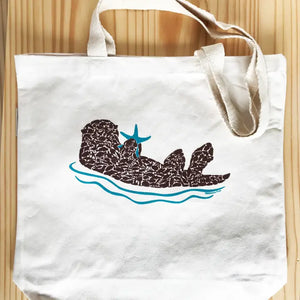 Alice Frost Sea Otter Tote