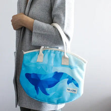 Load image into Gallery viewer, Whale Lunch Tote - Medium
