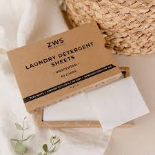 Eco Friendly Unscented Laundry Detergent Sheets