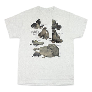 Sea Lions & Seals Short-Sleeve Shirt - Ash