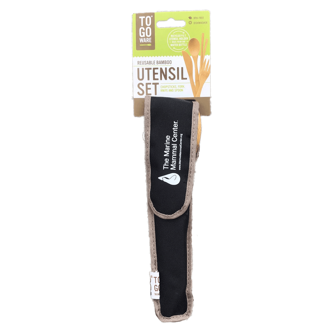 Logo Bamboo Utensil Set