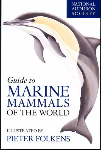 White book cover with a dolphin, book title, blue box in upper right hand corner with 