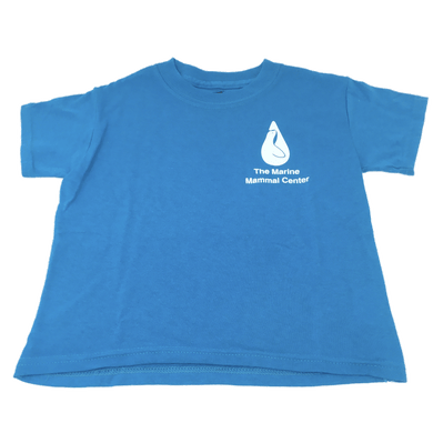 Light blue youth logo t-shirt, with white TMMC logo on the left side of the chest.